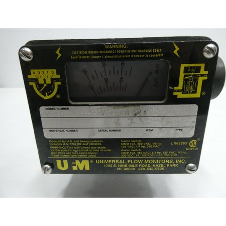 Universal Flow Monitors 0-30/0-120Lpm 1In Npt Variable Area Flow Meter MN-ASB30GLM-8-300V.9-A1WU-C